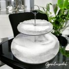 EPOXI GYANTA KÍNÁLÓ TÁLCA - EZÜST HOWLIT 20-30CM - GYANTACSODÁK