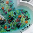 EPOXI GYANTA TÁL - KORALLZÁTONYOS, TEKNŐSSEL - 1 - GYANTACSODÁK